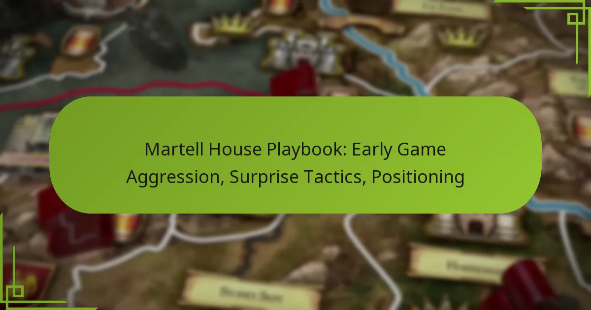 Martell House Playbook: Early Game Aggression, Surprise Tactics, Positioning