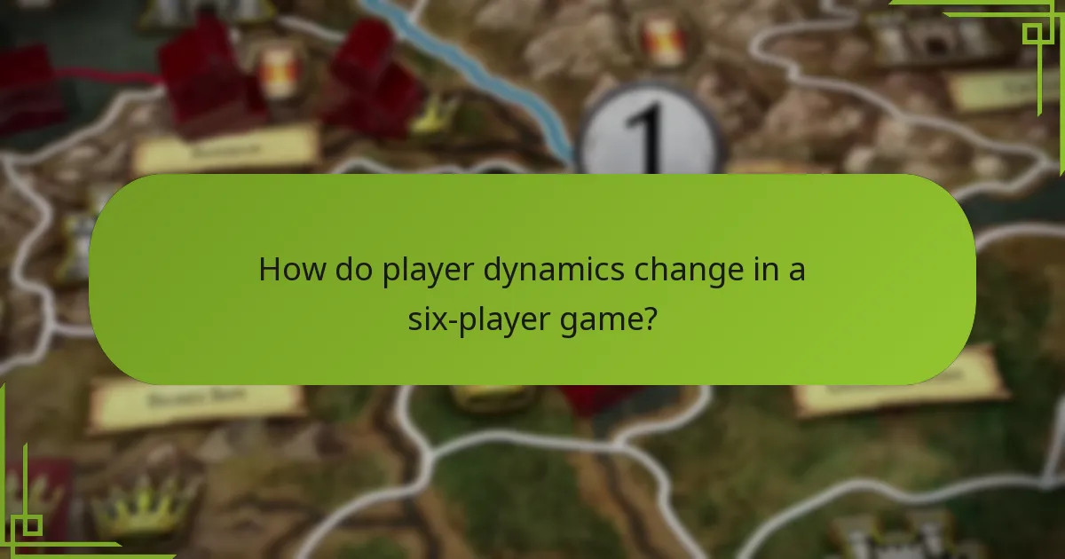 What rule modifications enhance the six-player experience?