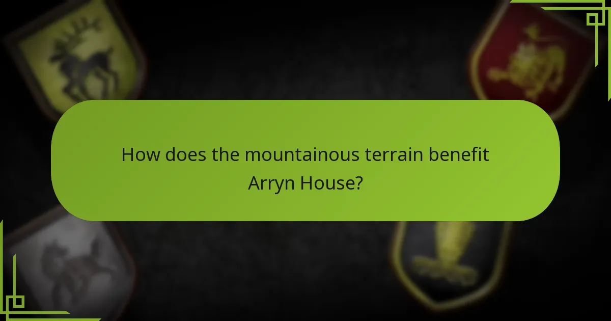 What resources does Arryn House control?