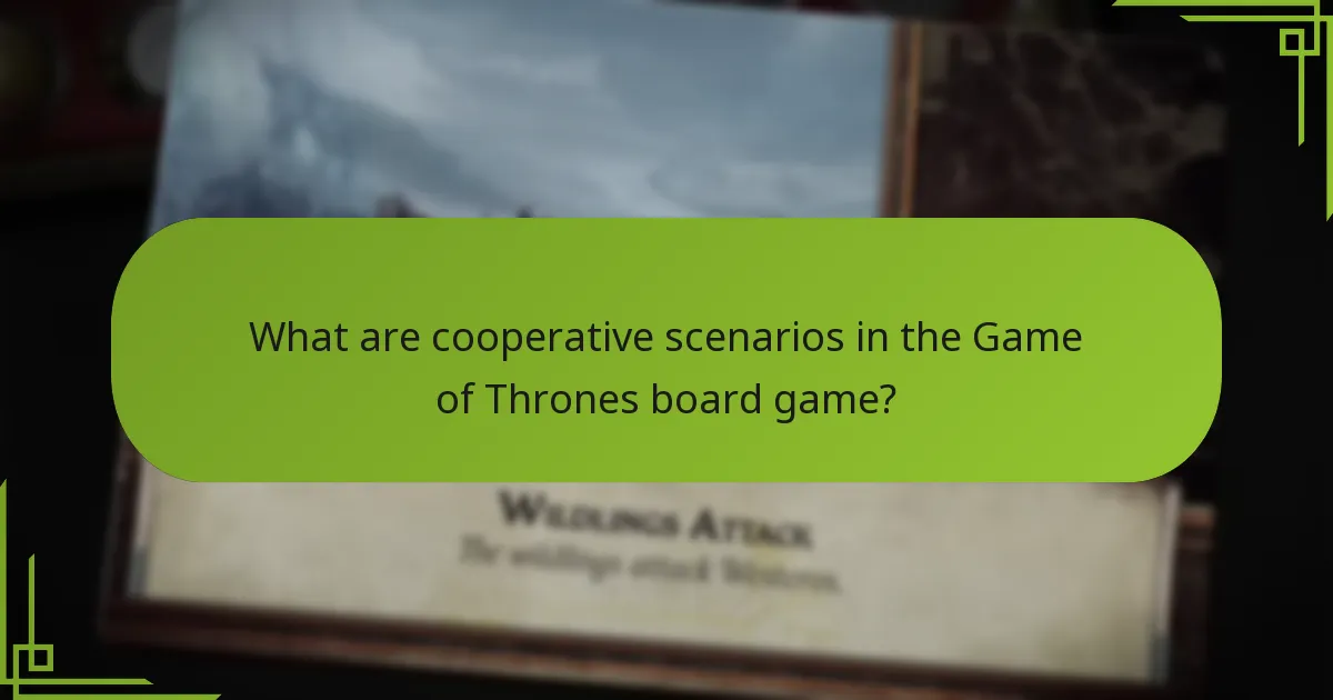 How do cooperative scenarios compare to competitive gameplay?