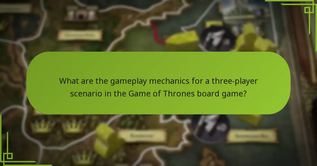 Which strategies are effective for three-player gameplay?