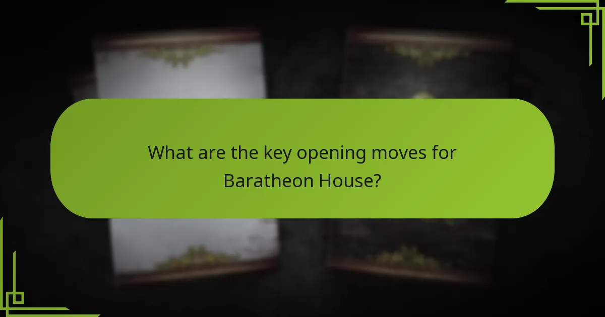 How does Baratheon House compare to other factions?