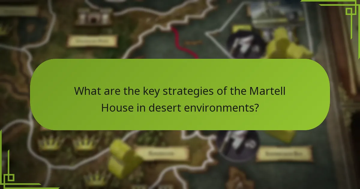 How do Martell strategies compare to other factions?