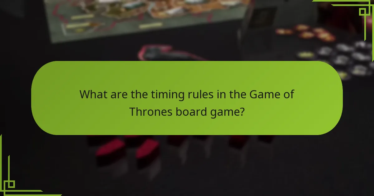 Which common timing conflicts arise during gameplay?