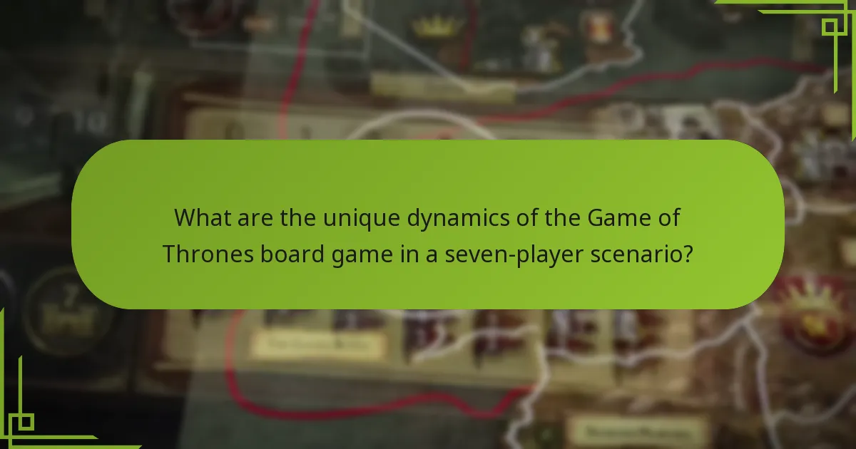 What gameplay adjustments can enhance the seven-player experience?