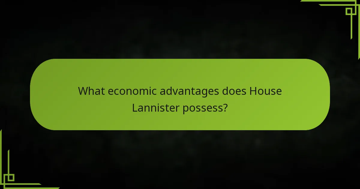 Which strategies differentiate House Lannister from other houses?